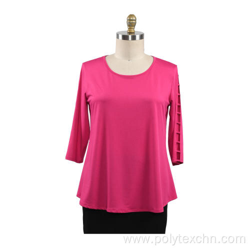 Solid Color Comfortable Casual Round Neck